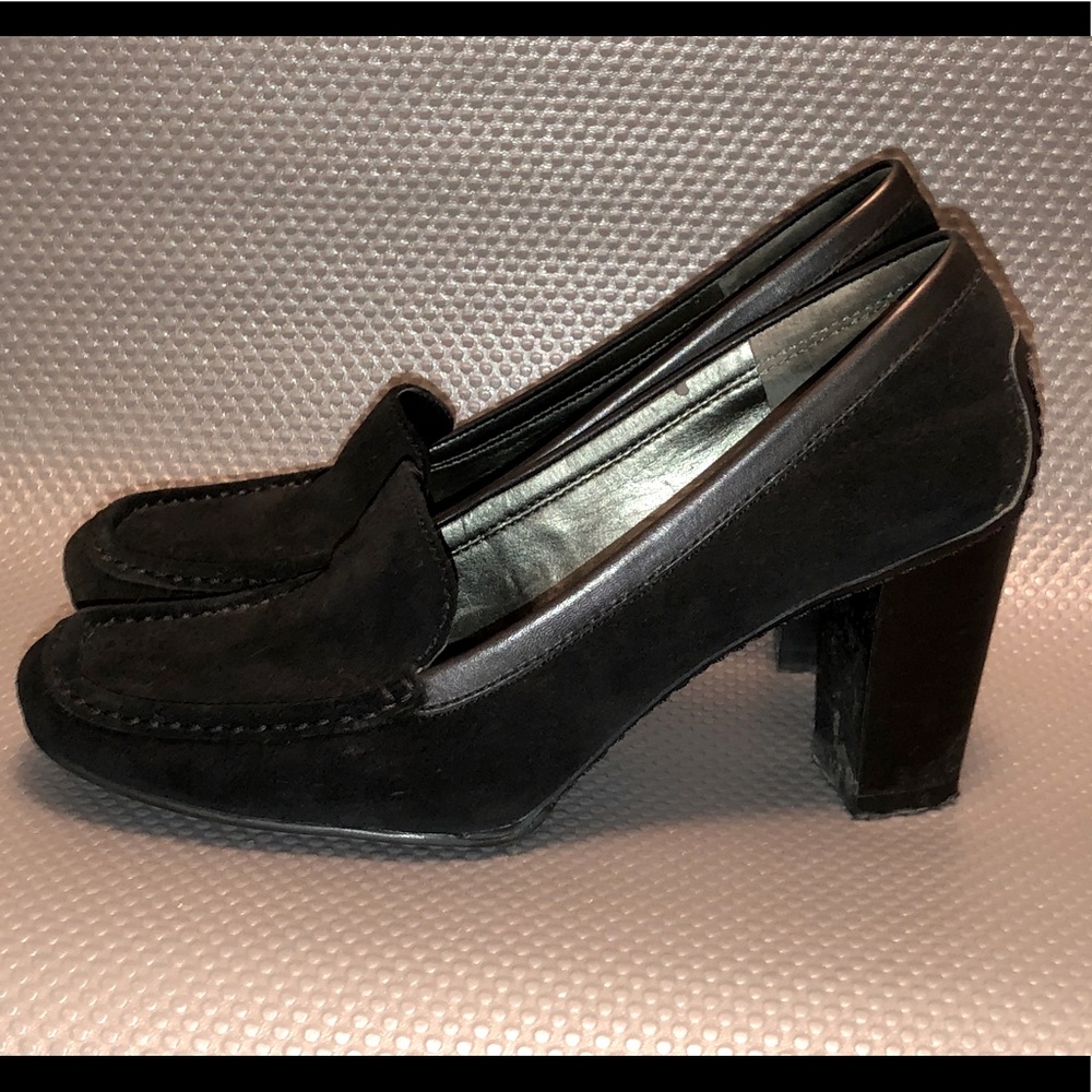NINE WEST high heel loafers sz7